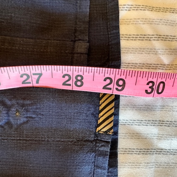 Billy Reid Cotton Buttondown – XL (Black/Dark Navy Blurred Buffalo Plaid) - Picture 5 of 5